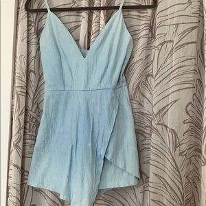 Chambray romper